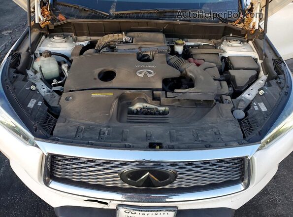 3PCAJ5M34KF124814 2019 INFINITI QX50 White Սալոնի հետևի տեսք