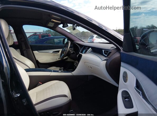 3PCAJ5M35KF102515 2019 INFINITI QX50 Black Widok wnętrza z przodu