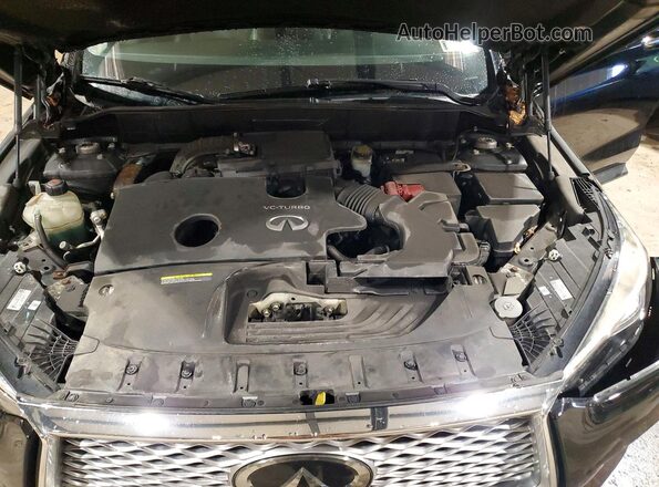 3PCAJ5M35KF107942 2019 INFINITI QX50 Black Vista del compartimento del motor