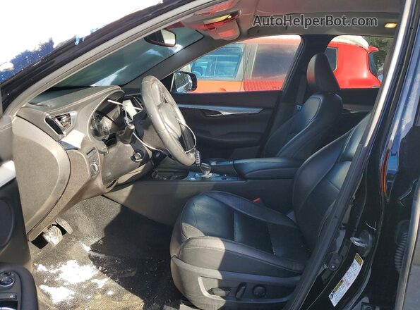 3PCAJ5M35KF107942 2019 INFINITI QX50 Black Vista interior delantera