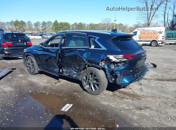 3PCAJ5M3XKF127362 2019 INFINITI QX50 Синий Задняя левая четверть