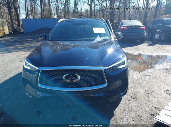 3PCAJ5M3XKF127362 2019 INFINITI QX50 Синий Вид задней части салона