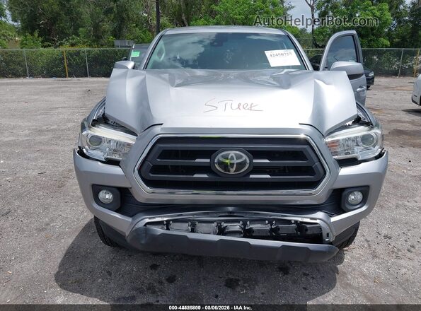 3TMAZ5CN7LM133077 2020 TOYOTA TACOMA Silver Դիմացի տեսք