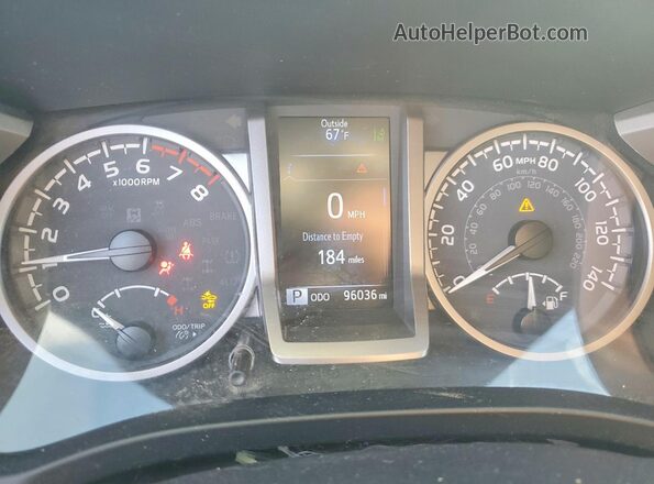 3TMBZ5DN0MM028823 2021 TOYOTA TACOMA White Սարքավորումների վահանակի տեսք