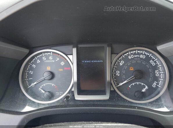 3TMBZ5DNXHM005975 2017 TOYOTA TACOMA Gray Вид задніх сидінь