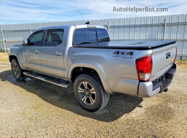 3TMCZ5AN2HM057965 2017 TOYOTA TACOMA Silver Trasero izquierdo