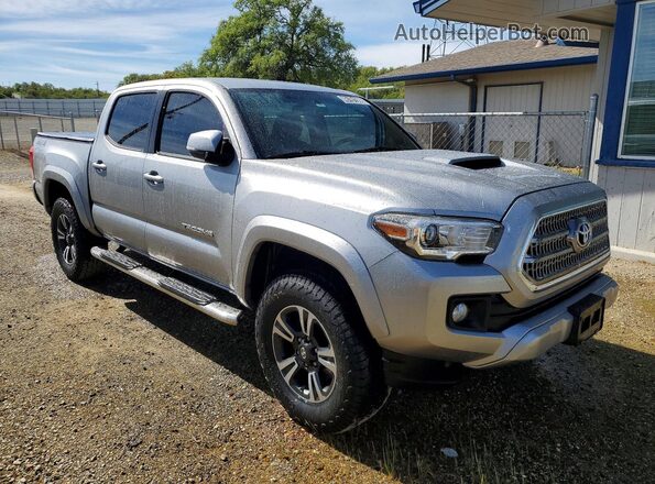 3TMCZ5AN2HM057965 2017 TOYOTA TACOMA Silver Delantero derecho