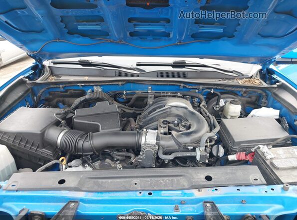 3TMCZ5AN2MM377099 2021 TOYOTA TACOMA Blue უკანა ხედი