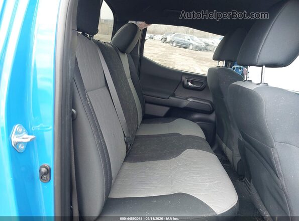 3TMCZ5AN2MM377099 2021 TOYOTA TACOMA Blue VIN კოდის სტიკერის ხედი