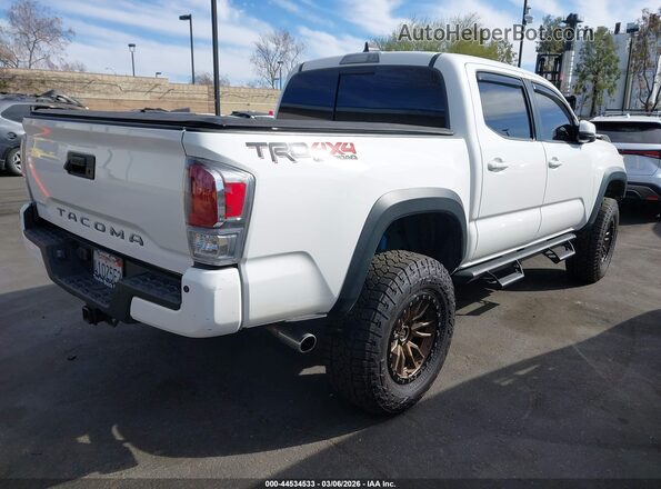 3TMCZ5AN2MM414278 2021 TOYOTA TACOMA White Задня права чверть