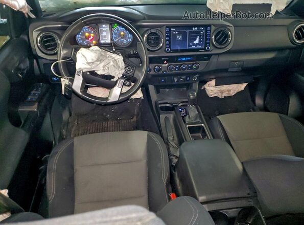 3TMCZ5AN3MM428125 2021 TOYOTA TACOMA Black Առջևի վահանակի տեսք