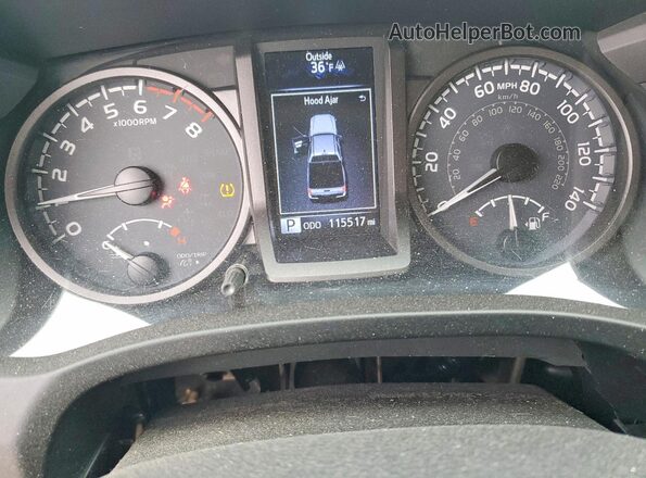 3TMCZ5AN4HM062861 2017 TOYOTA TACOMA Серый Вид щитка приборов