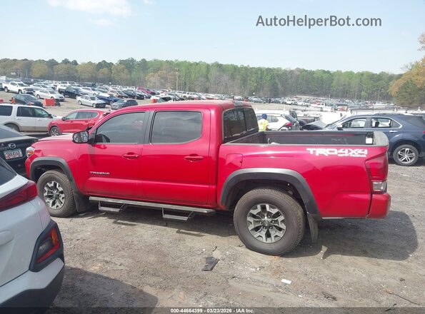 3TMCZ5AN5HM080950 2017 TOYOTA TACOMA Red სალონის 360-გრადუსიანი ხედი