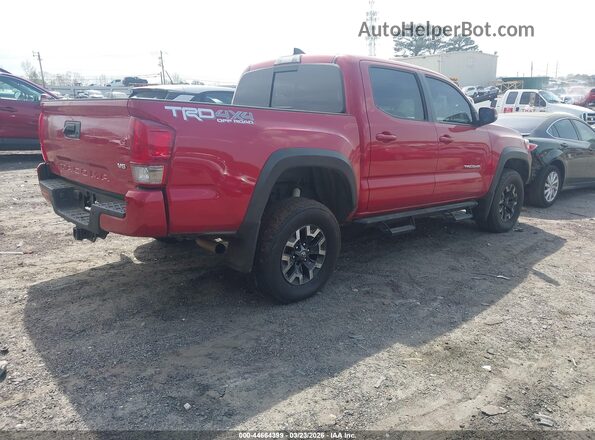 3TMCZ5AN5HM080950 2017 TOYOTA TACOMA Red უკანა მარჯვენა