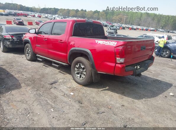 3TMCZ5AN5HM080950 2017 TOYOTA TACOMA Red უკანა მარცხენა