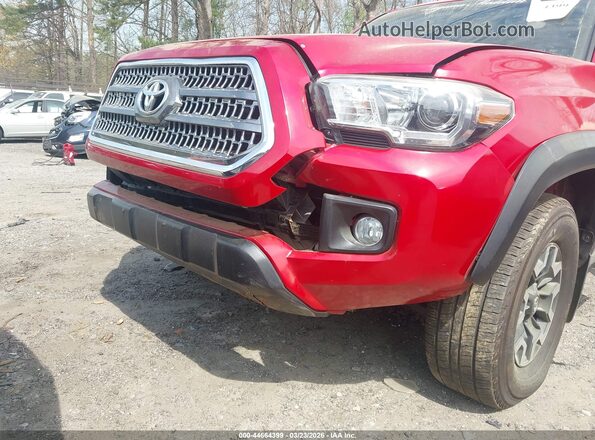 3TMCZ5AN5HM080950 2017 TOYOTA TACOMA Red წინა ხედი