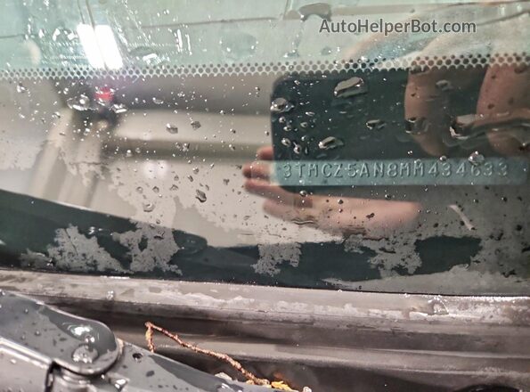 3TMCZ5AN8MM434633 2021 TOYOTA TACOMA Gray Вид підкапотного простору