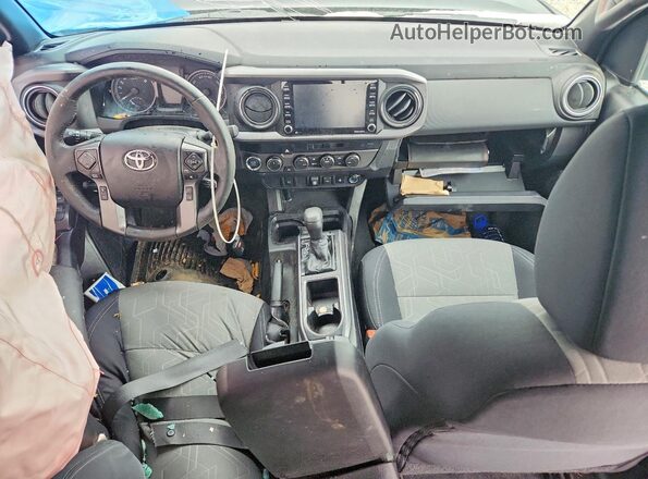 3TMCZ5AN8MM434633 2021 TOYOTA TACOMA Gray Вид панелі приладів