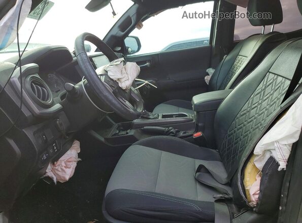 3TMCZ5AN9MM452171 2021 TOYOTA TACOMA Green წინა სალონის ხედი