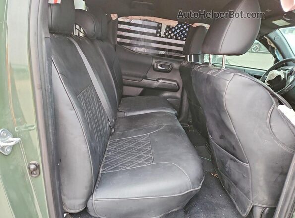 3TMCZ5AN9MM452171 2021 TOYOTA TACOMA Green უკანა სავარძლების ხედი