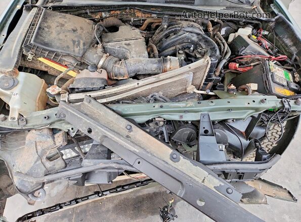 3TMCZ5AN9MM452171 2021 TOYOTA TACOMA Green უკანა სალონის ხედი