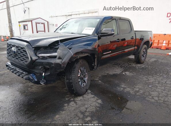 3TMDZ5BN3MM104532 2021 TOYOTA TACOMA Black წინა მარცხენა ხედი სამი მეოთხედიდან