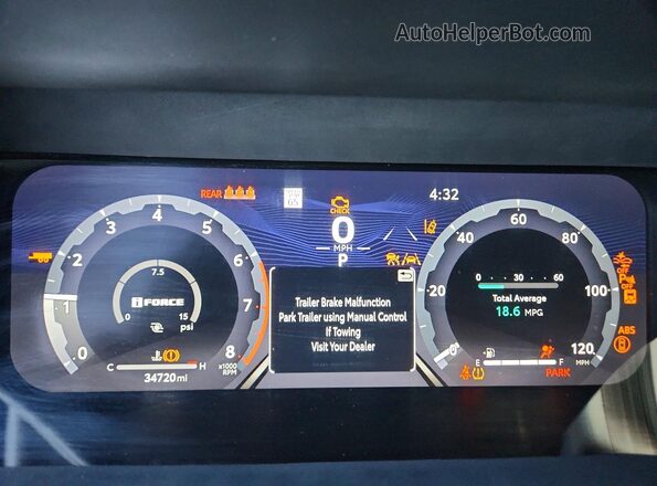 3TMLB5JN2RM012370 2024 TOYOTA TACOMA Green Instrument cluster view