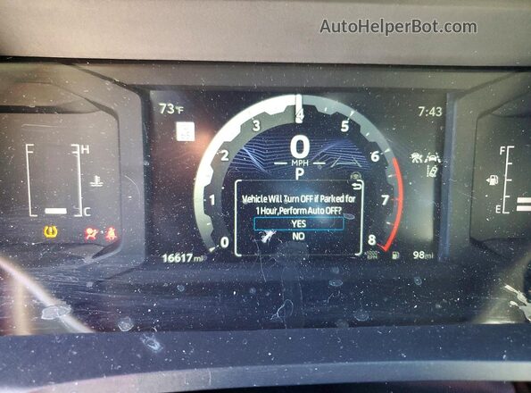 3TMLB5JN8RM004757 2024 TOYOTA TACOMA White Vista del cuadro de instrumentos