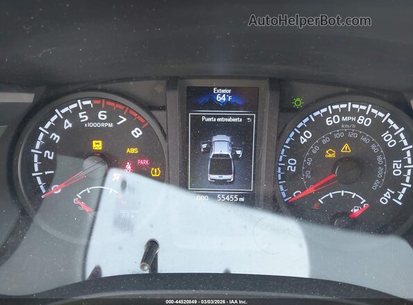3TYAX5GN2NT046260 2022 TOYOTA TACOMA Gray Widok tylnych siedzeń