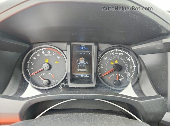 3TYAX5GN4PT080686 2023 TOYOTA TACOMA Silver Widok zestawu wskaźników