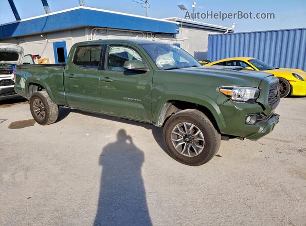 3TYBZ5DN4MT000964 2021 TOYOTA TACOMA Зеленый Передняя правая четверть