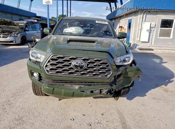 3TYBZ5DN4MT000964 2021 TOYOTA TACOMA Зеленый Вид спереди