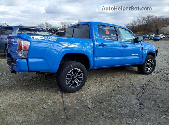 3TYCZ5AN2MT044583 2021 TOYOTA TACOMA Blue Հետևի աջ