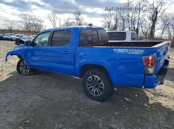 3TYCZ5AN2MT044583 2021 TOYOTA TACOMA Blue Հետևի ձախ