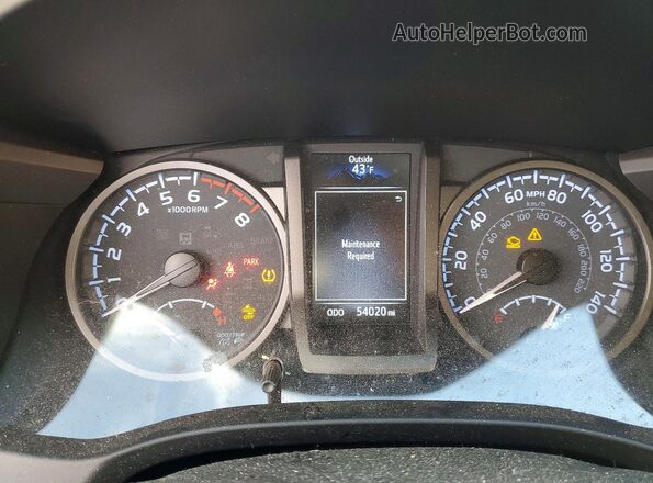 3TYCZ5AN2MT044583 2021 TOYOTA TACOMA Blue Սարքավորումների վահանակի տեսք