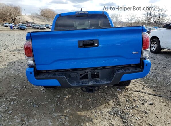 3TYCZ5AN2MT044583 2021 TOYOTA TACOMA Blue Հետևի տեսք