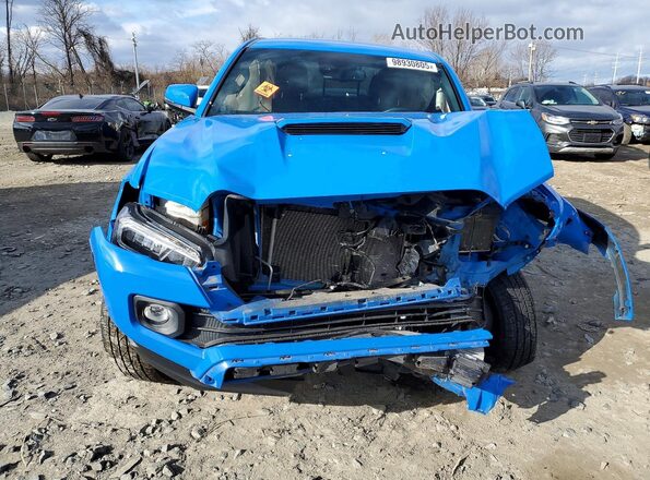 3TYCZ5AN2MT044583 2021 TOYOTA TACOMA Blue Դիմացի տեսք