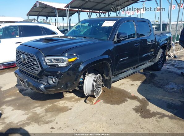3TYCZ5AN5MT041225 2021 TOYOTA TACOMA Black Առջևի ձախ երեք քառորդ տեսարան