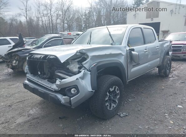 3TYDZ5BN6PT036445 2023 TOYOTA TACOMA Silver წინა მარცხენა ხედი სამი მეოთხედიდან