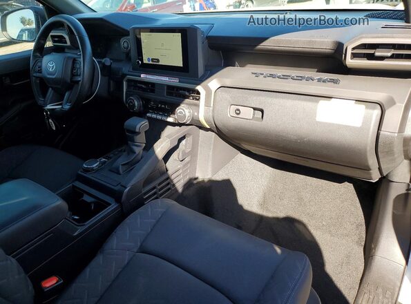 3TYJDAKN7ST020337 2025 TOYOTA TACOMA White Вид панелі приладів