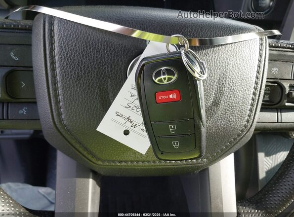 3TYKD5HN4ST038555 2025 TOYOTA TACOMA White Dashboard view