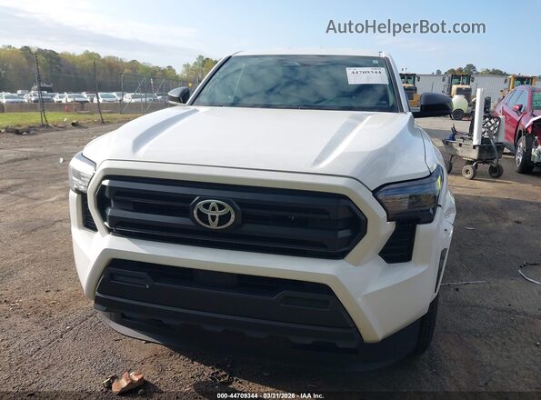 3TYKD5HN4ST038555 2025 TOYOTA TACOMA White Instrument cluster view