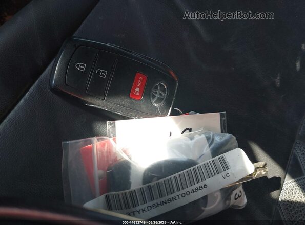 3TYKD5HN8RT004886 2024 TOYOTA TACOMA Black Widok deski rozdzielczej
