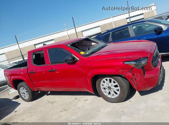 3TYKD5HN9ST031987 2025 TOYOTA TACOMA Red Вид задньої частини салону