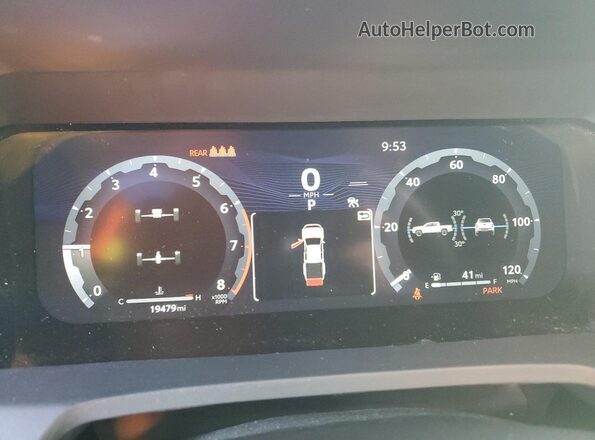 3TYLB5JN8RT024026 2024 TOYOTA TACOMA White Instrument cluster view