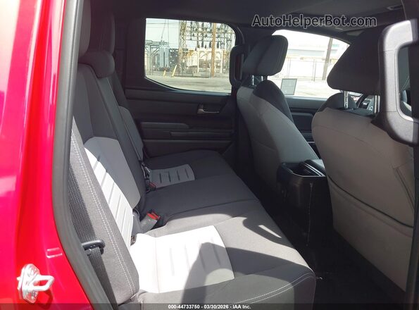 3TYLC5LN2ST017671 2025 TOYOTA TACOMA HYBRID Red VIN კოდის სტიკერის ხედი
