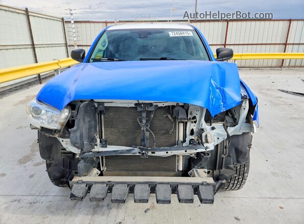 3TYRX5GN1MT030228 2021 TOYOTA TACOMA Blue Դիմացի տեսք