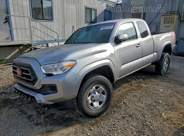 3TYRX5GN2MT011025 2021 TOYOTA TACOMA Silver Հետևի ձախ