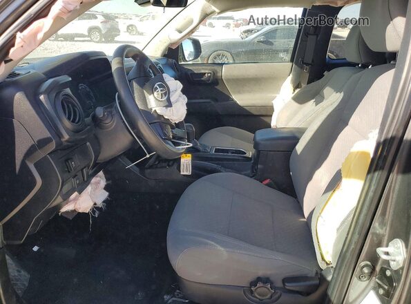 3TYRX5GN4MT008742 2021 TOYOTA TACOMA Gray Widok wnętrza z przodu