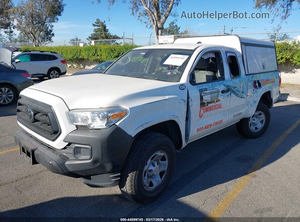3TYRX5GN5MT030538 2021 TOYOTA TACOMA White Առջևի ձախ երեք քառորդ տեսարան